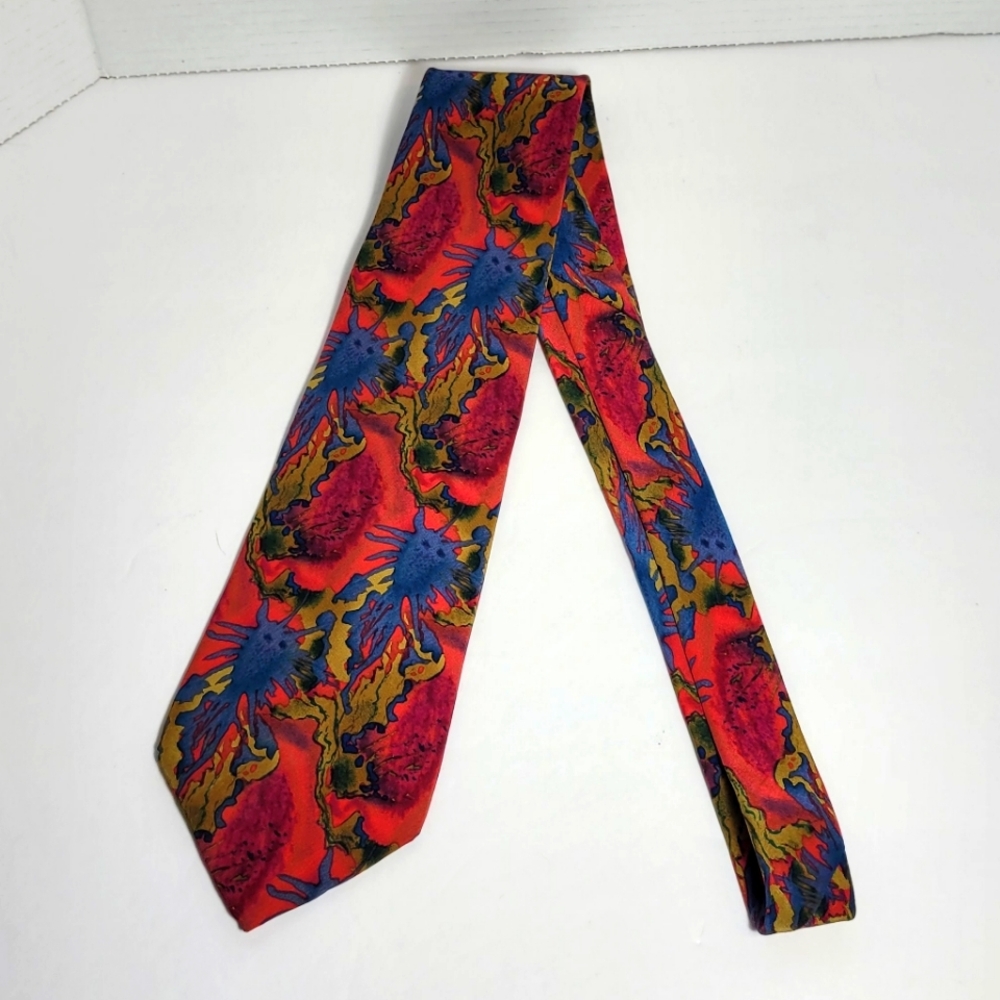 Thistle Ghost Collection Five J Garcia Silk Necktie